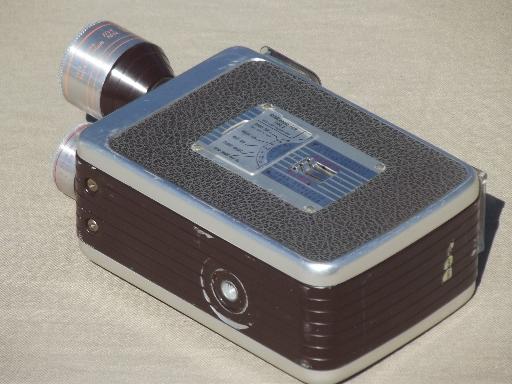 photo of Vintage Kodak Brownie 8mm movie camera with 3 lens turret #4