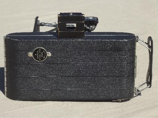 photo of Vintage Kodak Junior six-20 camera, 1930s folding bellows camera #6