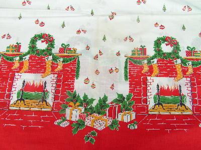 photo of Vintage border print cotton, Christmas! #1