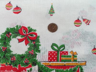 photo of Vintage border print cotton, Christmas! #2