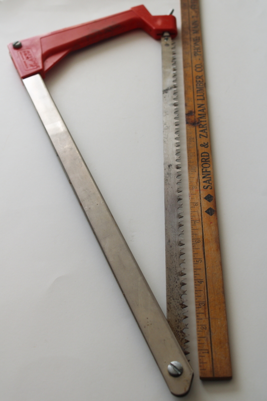 photo of Vintage genuine Norland folding guide saw for campers, backpackers, hunters collapsible outdoorsmans tool #5