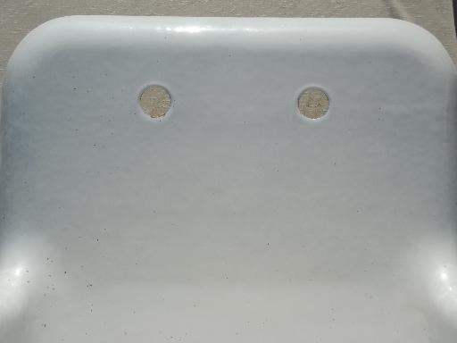 photo of Vintage industrial apron utility sink, farmhouse laundry sink #8