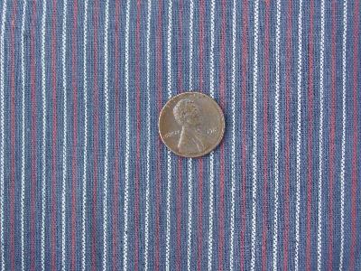 photo of Vintage striped work shirt cotton shirting #1