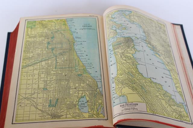 photo of W R Hearst 1904 Almanac Cyclopedia Atlas, maps & photos, news & historic events #5