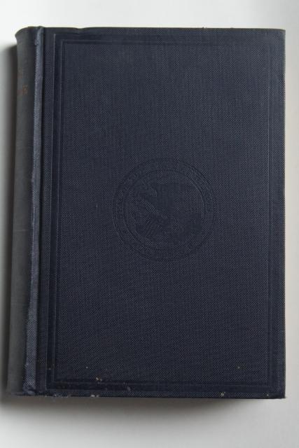 photo of WWI vintage State of Illinois Blue Book 1917-1918 antique yearbook 100 years old #1