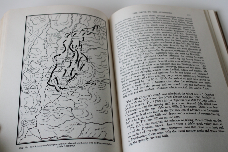 photo of WWII 85th Infantry Division US Armed Forces book dated 1949 Rome Arno Apennines Po Valley  #5
