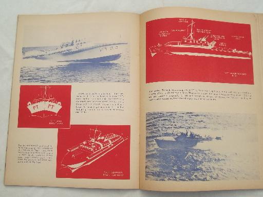 photo of WWII War Planes, War Ships 40s vintage boys books & writing tablet #8