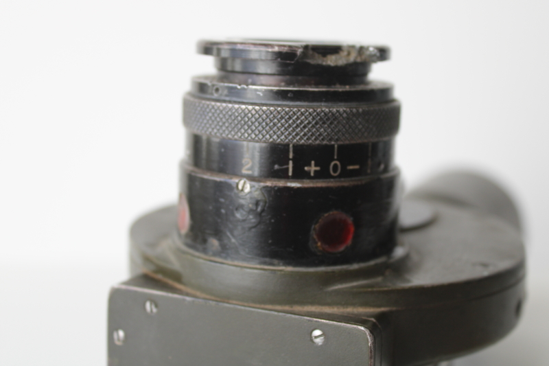 photo of WWII vintage Balscope Sr 60mm elbow telescope for anti aircraft artillery Bauch & Lomb manual  #3