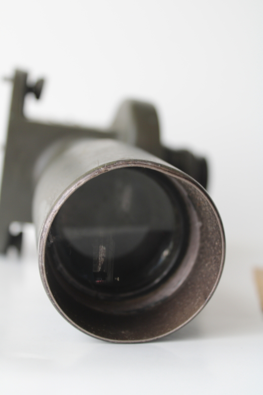 photo of WWII vintage Balscope Sr 60mm elbow telescope for anti aircraft artillery Bauch & Lomb manual  #11