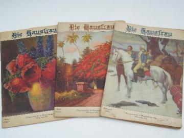 catalog photo of WWII vintage German language magazines die Hausfrau, Milwaukee Wisconsin