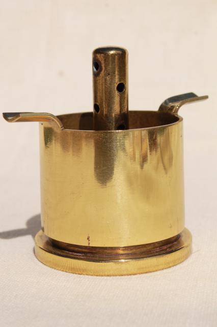 photo of WWII vintage brass shell casing trench art ashtray 1940s #1