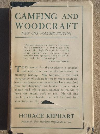 photo of WWII vintage camping, hunting and fishing books, Horace Kephart etc. #2