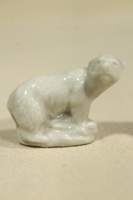 photo of Wade whimsey collection mini animals, English pottery figurines from Red Rose tea #8