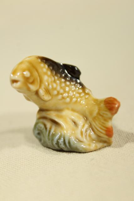 photo of Wade whimsey collection mini animals, English pottery figurines from Red Rose tea #9