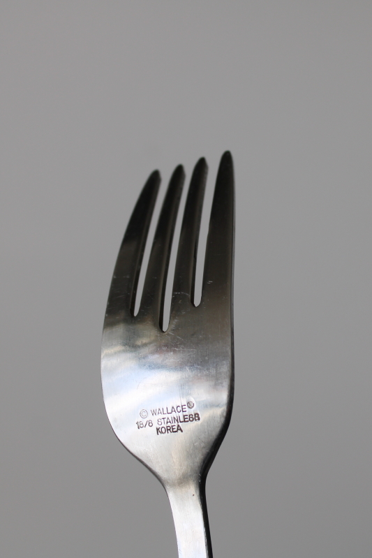 photo of Wallace Taos concha concho pattern stainless flatware, southwest vintage Ralph Lauren style #7