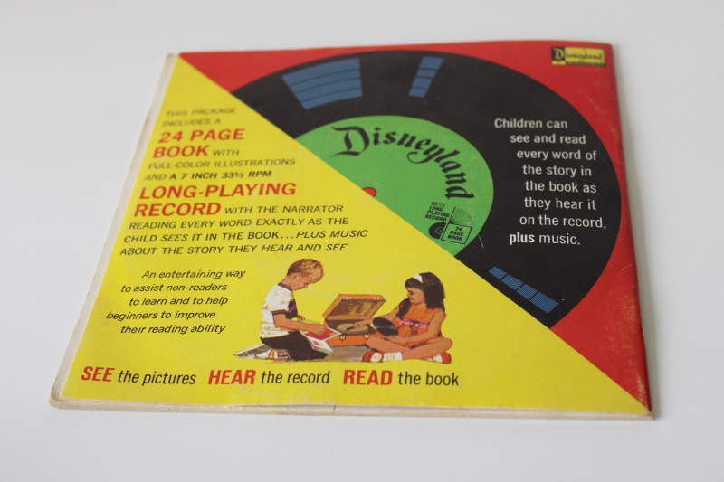 photo of Walt Disney's Story of Little Hiawatha vintage book w/ record, story & illustrations from the cartoon #5