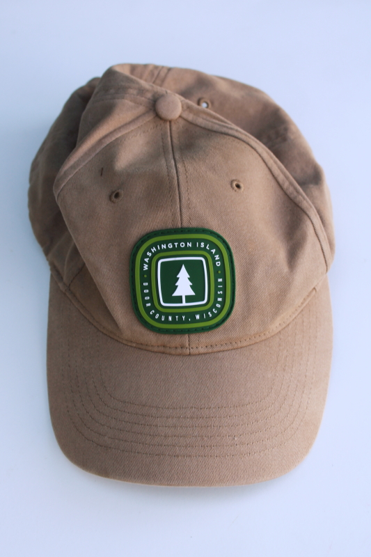 photo of Washington Island Door County Wisconsin souvenir logo hat, Richardson cotton twill cap  #1