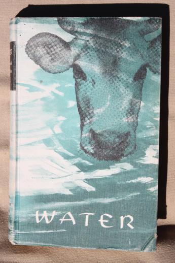 photo of Water 1955 US Department of Agriculture yearbook, vintage USDA farm year book #5