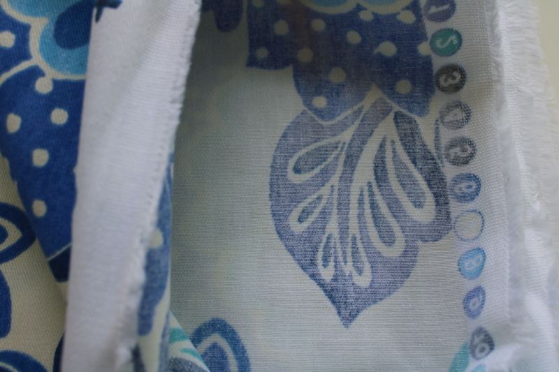 photo of Waverly Modern Essentials cotton fabric tilt & twirl blueberry blue ming style floral #5