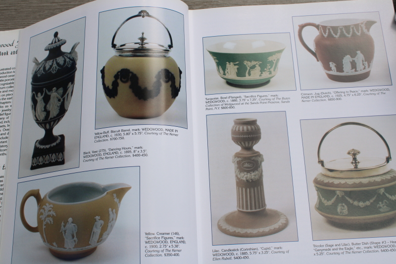 photo of Wedgwood Jasperware china collectors guide identification pattern shapes color photos #3