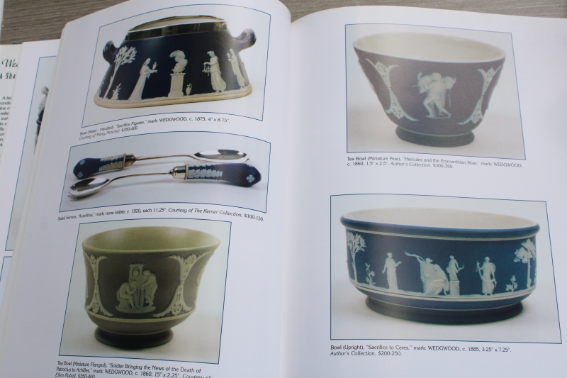 photo of Wedgwood Jasperware china collectors guide identification pattern shapes color photos #4