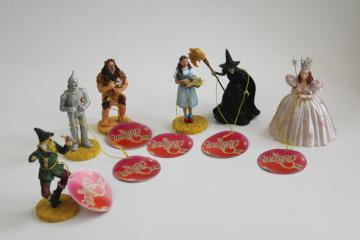 catalog photo of Westland Wizard of Oz figurines, complete set of six figures w/ original tags