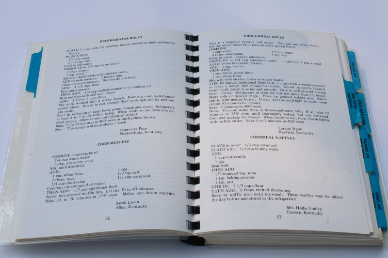 photo of What's Cooking in Kentucky, traditional regional recipes vintage community cookbook  #3