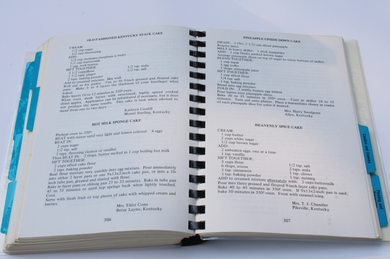 photo of What's Cooking in Kentucky, traditional regional recipes vintage community cookbook  #4