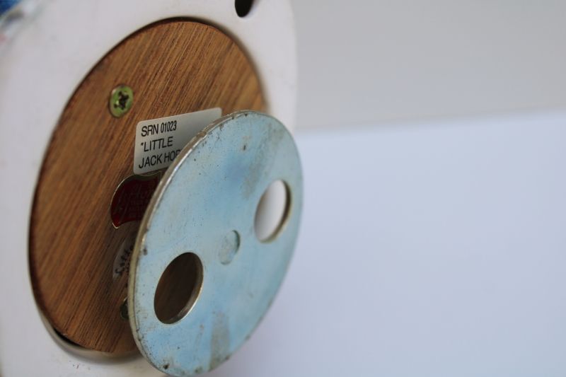 photo of Whistle a Happy Tune music box vintage Lefton Little Jack Horner nursery rhyme character #5