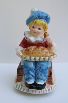 Whistle a Happy Tune music box vintage Lefton Little Jack Horner nursery rhyme character 