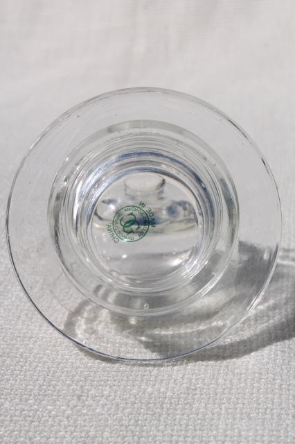 photo of Williams Sonoma individual covered butter dishes, little plates w/ glass cloche dome covers #7