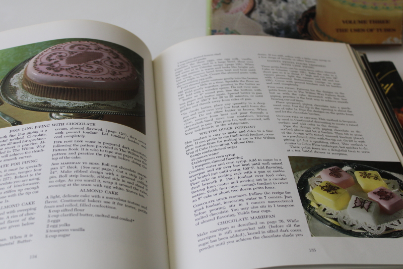 photo of Wilton Way of Cake Decorating 70s vintage complete course three volume set #3