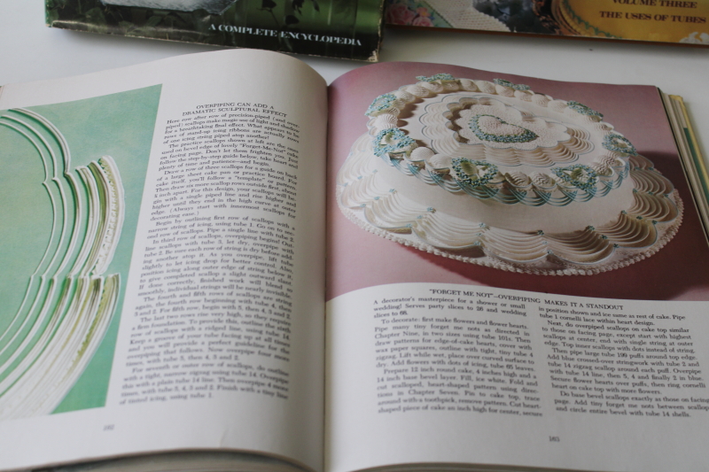 photo of Wilton Way of Cake Decorating 70s vintage complete course three volume set #15