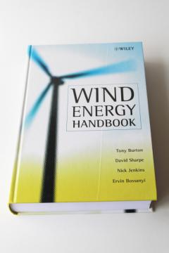 catalog photo of Wind Energy Handbook Wiley 2001 textbook technical engineering reference