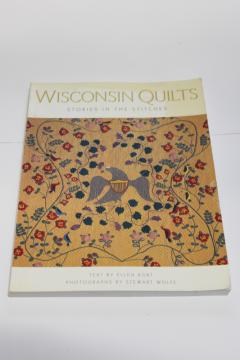 catalog photo of Wisconsin Quilts, antique textiles WI local history & vintage photos