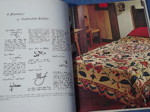 photo of Woman's Day American Needlework book and full size patterns, pattern sheets #4