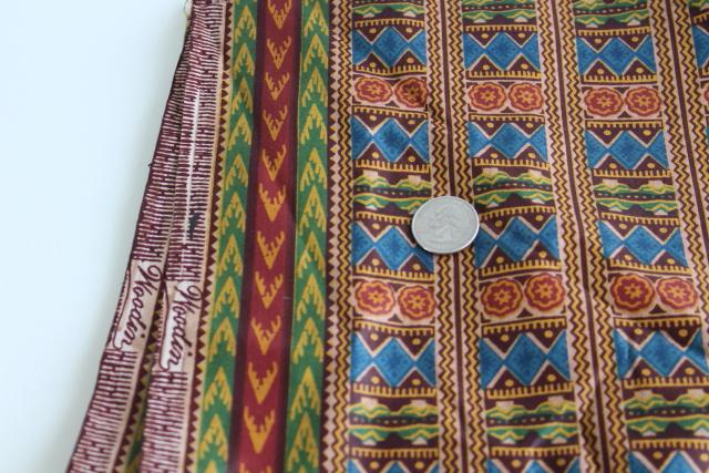 photo of Woodin Afican print cotton fabric tribal ethnic Africa traditional design #1