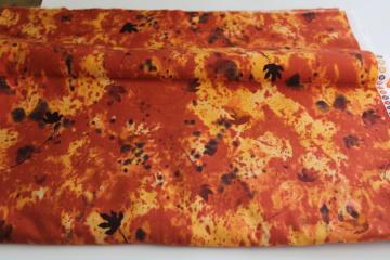 catalog photo of Y2K Concord fabric quilting weight cotton autumn colors abstract print, 9 yards lot 