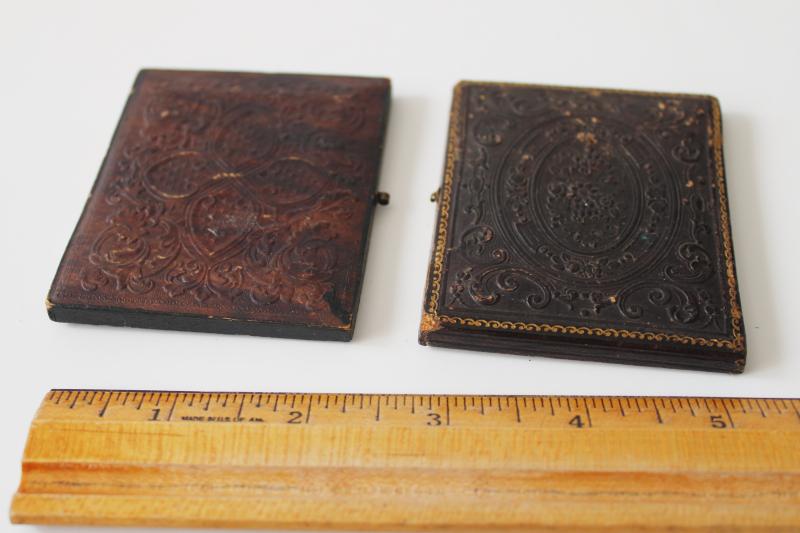 photo of antique 1800s photo case for daguerreotype or ambrotype early portrait photography #2