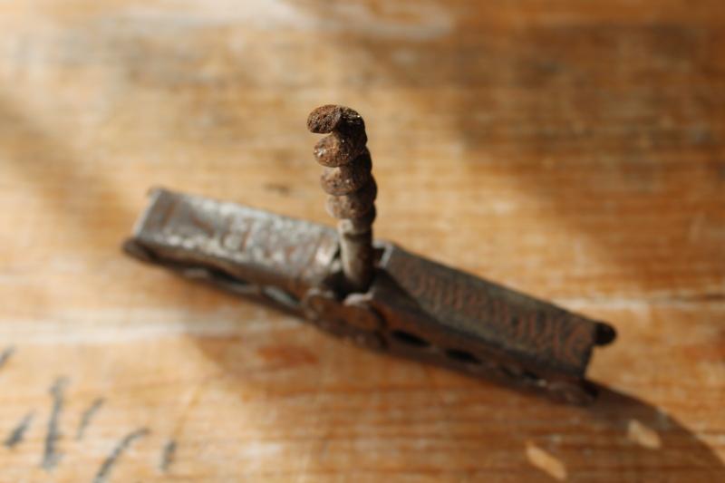 photo of antique 1800s vintage Pabst Milwaukee brewery beer advertising, folding pocket corkscrew #5