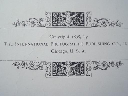 photo of antique 1890s Ireland photos book, Irish villages and city view photographs #3