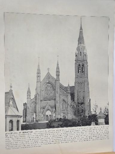 photo of antique 1890s Ireland photos book, Irish villages and city view photographs #6