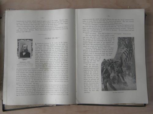 photo of antique 1901 illustrated Deeds of Valor, Civil/Indian war stories #7