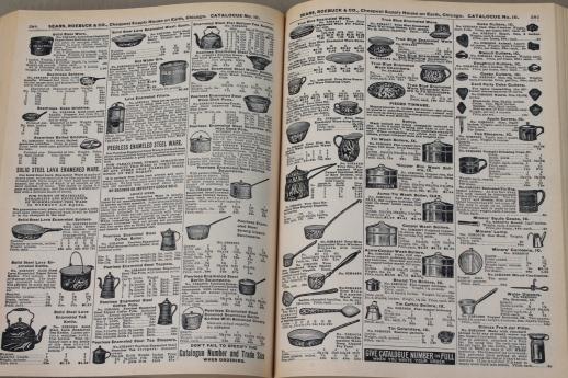 photo of antique 1902 Sears, Roebuck mail order catalog, full size vintage reproduction #10