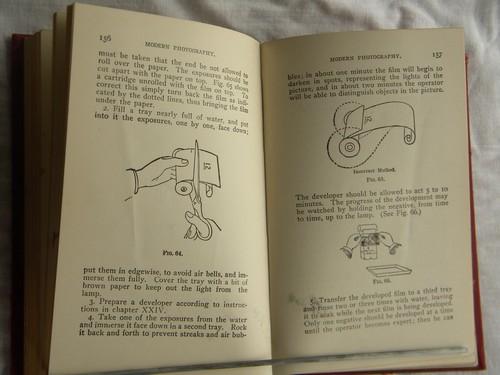 photo of antique 1903 Sears photography instruction book w/engraved illustrations #3