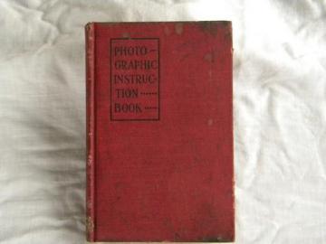 catalog photo of antique 1903 Sears photography instruction book w/engraved illustrations