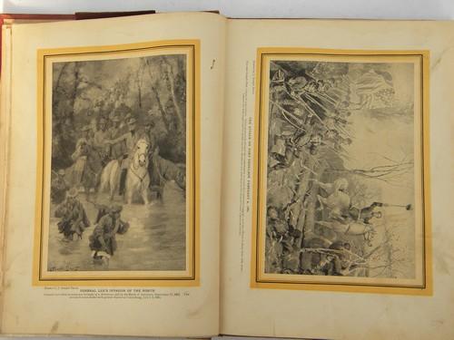 photo of antique 1904 salesman's sample book American history w/art binding #2