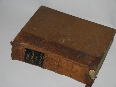 photo of antique 1907 T.E. Roe businessman's handbook 'Safe Methods or How to do Business' #1