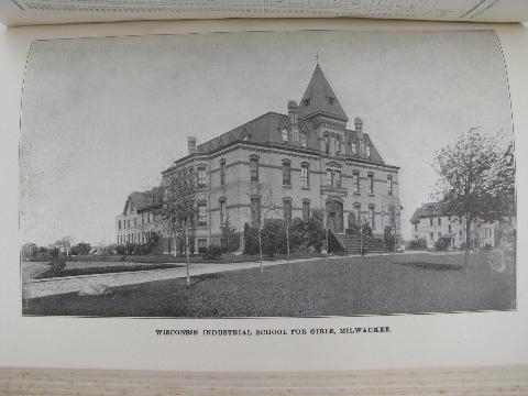 photo of antique 1907 Wisconsin Blue Book, state government, statistics, genealogy etc. #2