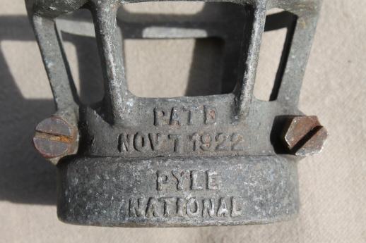 photo of antique 1920s vintage industrial light cages for work light or factory lighting #8